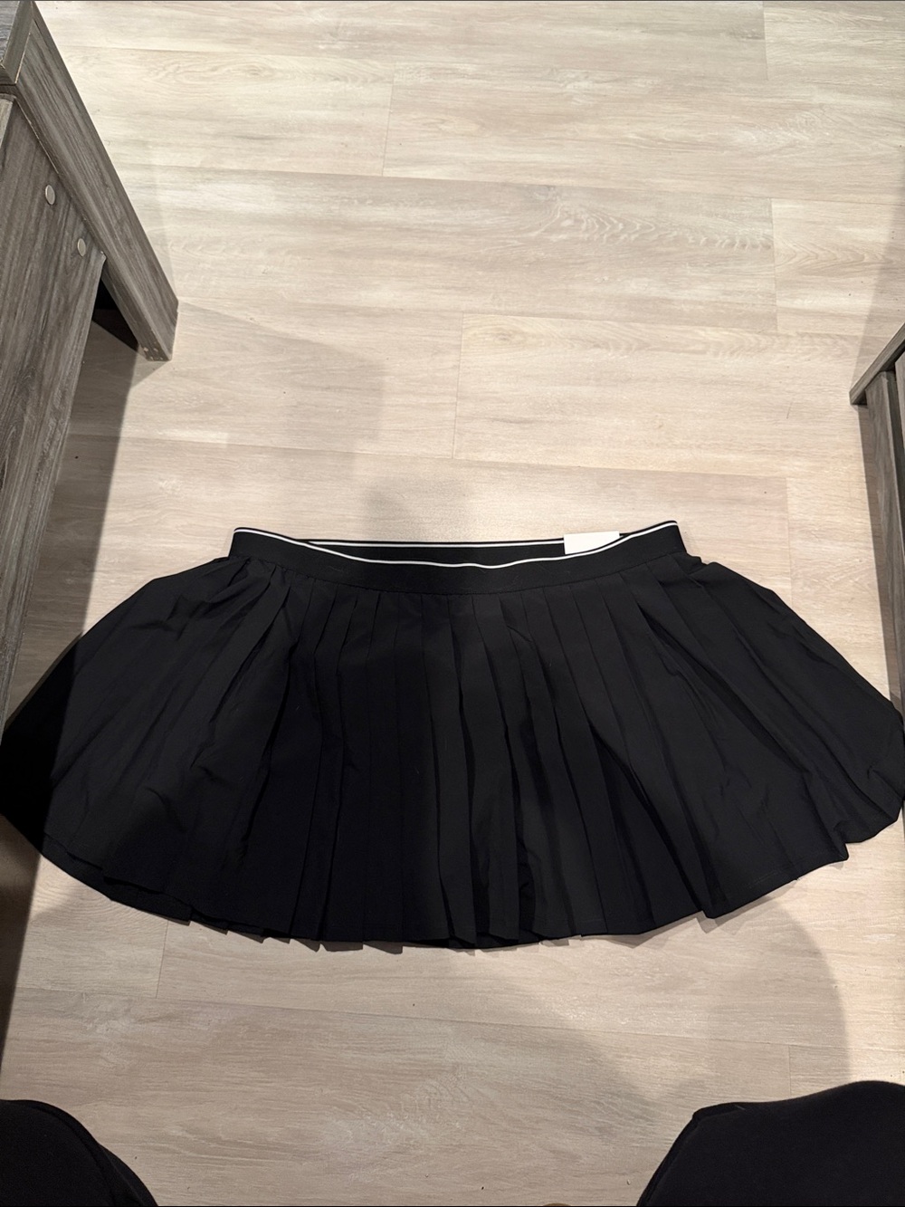 Reebok Black Pleated Skort